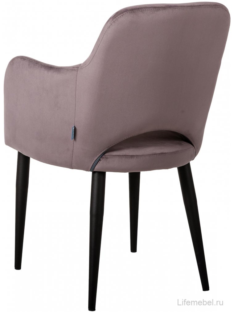 Кресло Ledger Эко коричневое / чёрное