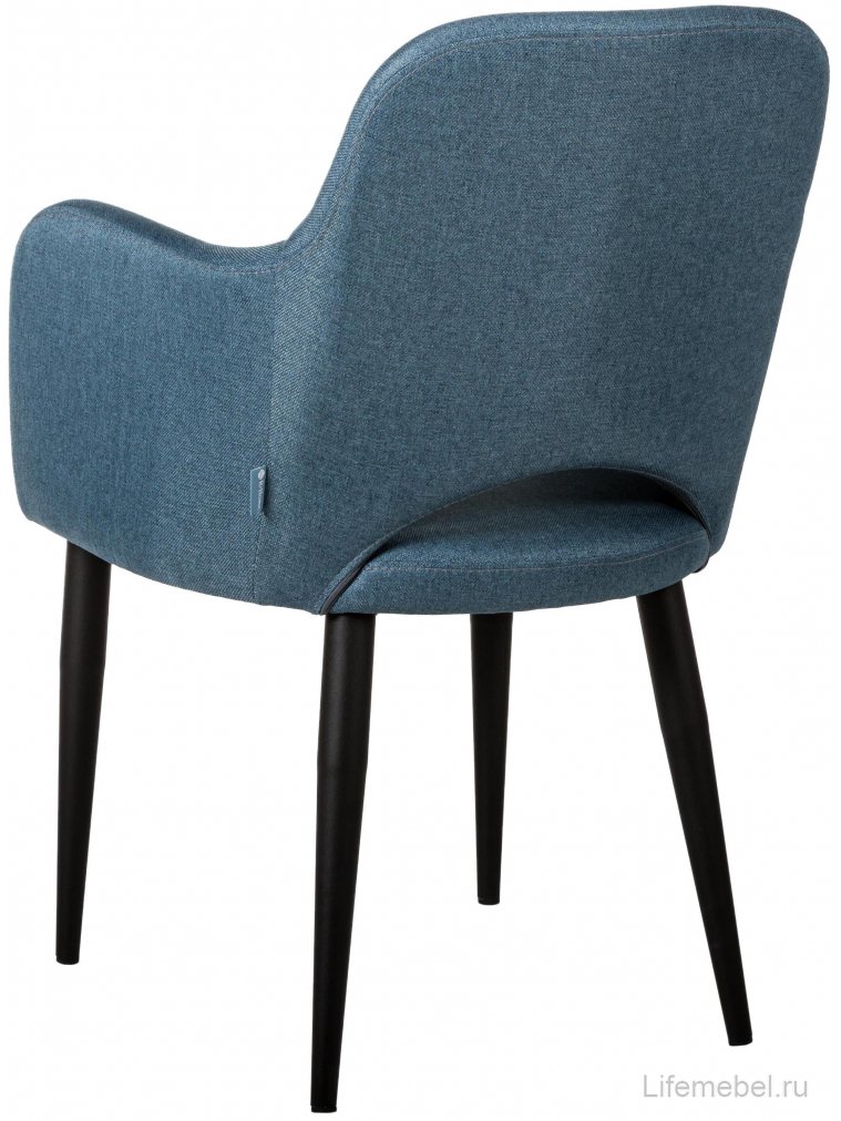 Кресло Ledger Эко синее / чёрное