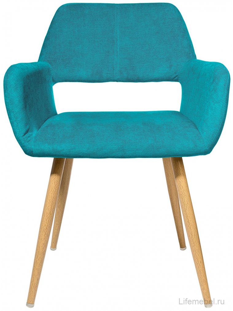 Стул на металлокаркасе Оливер мятный