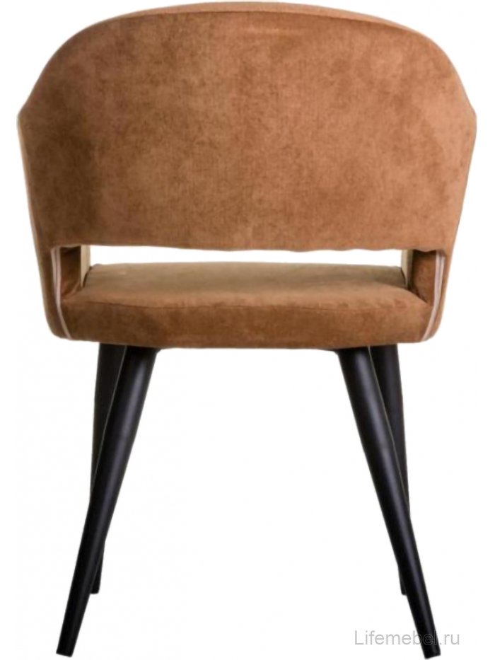 Кресло Oscar коричневое / чёрное