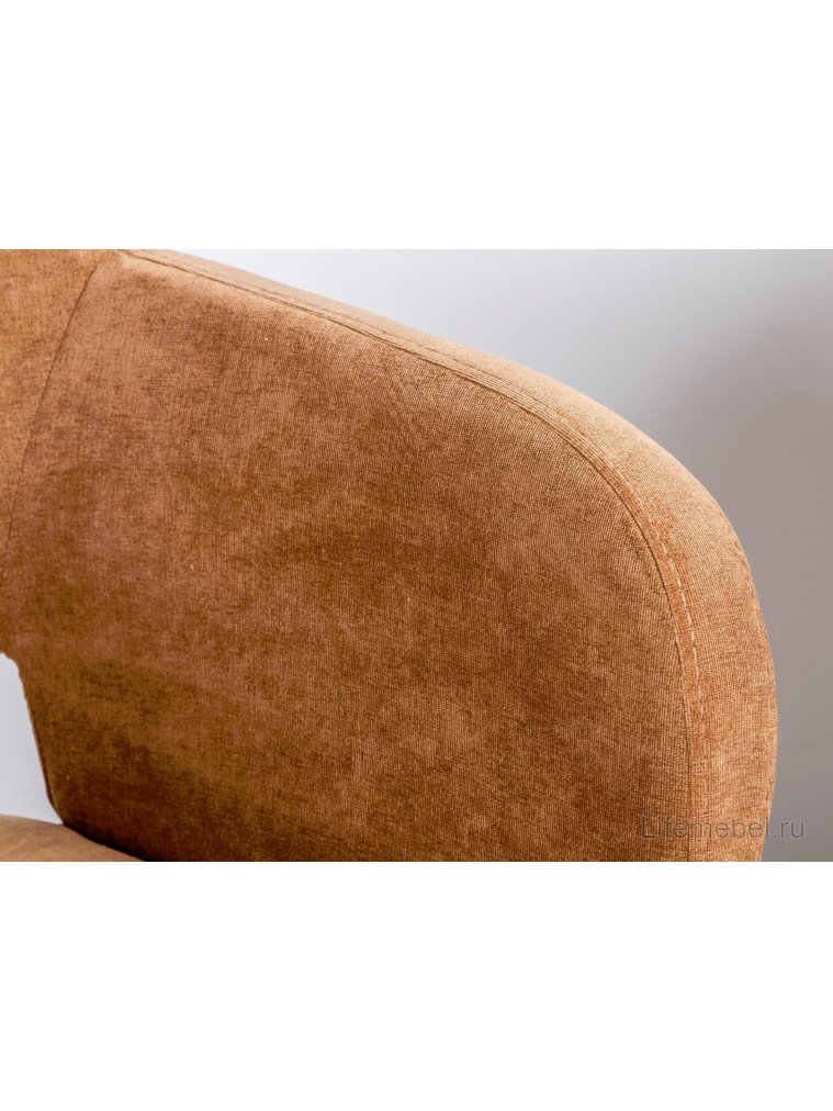 Кресло Oscar коричневое / чёрное