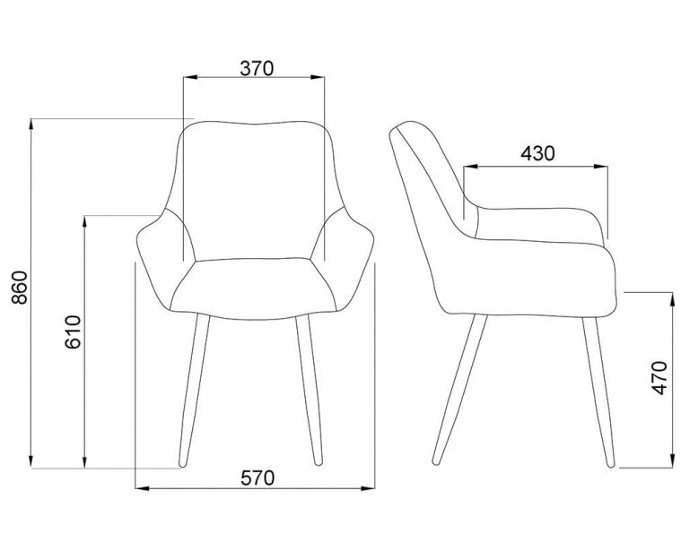 Кресло Pablo велюр темно-зеленый