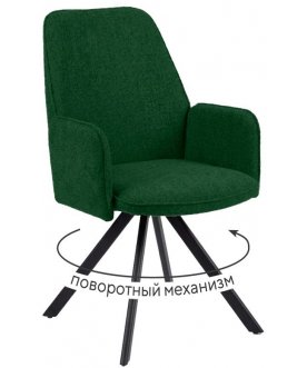 Кресло DikLine 293 зеленый / черный
