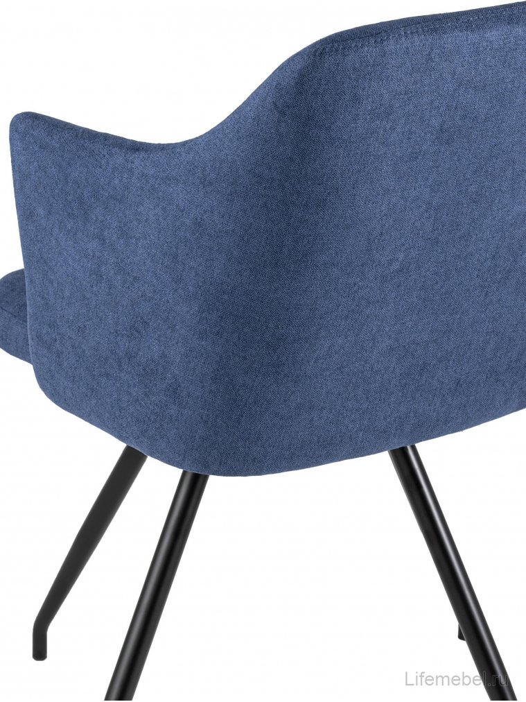 Кресло Санда шенилл синий