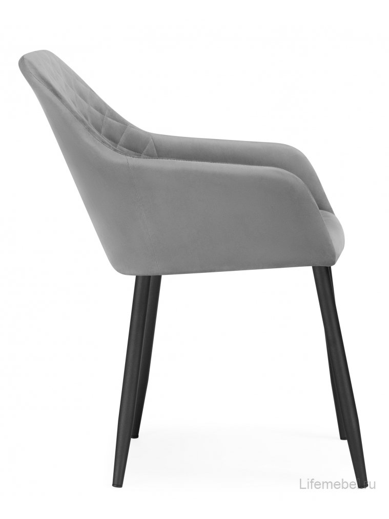 Кресло Стив темно-серый / черный