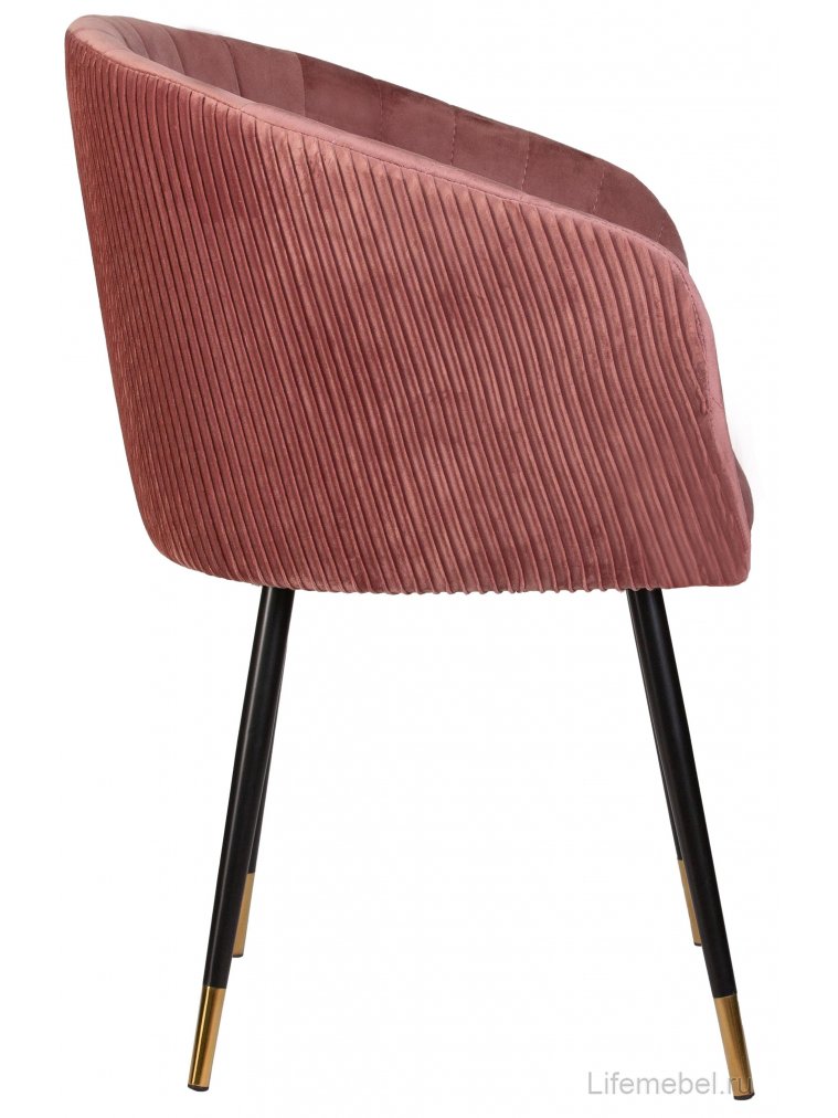 Кресло Mary бронзово-розовое