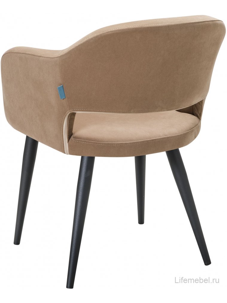 Кресло Oscar Diag beige / черный