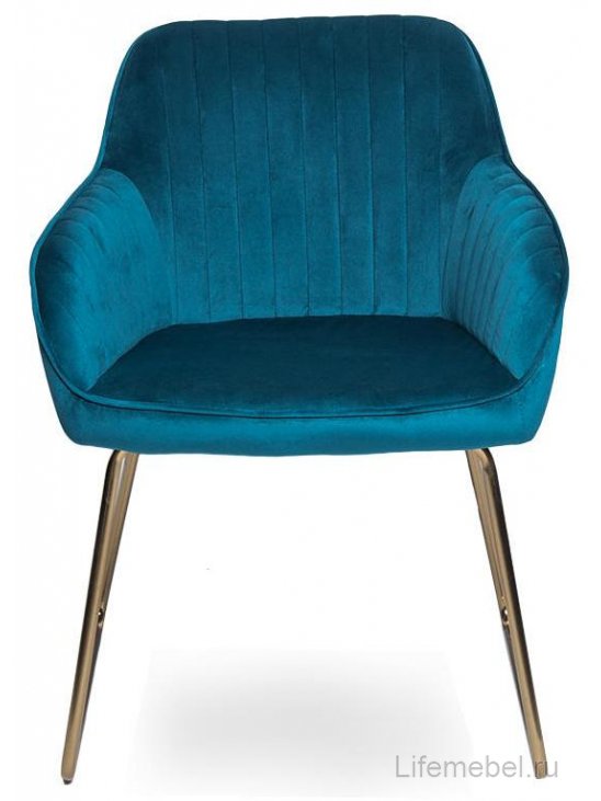 Кресло WX-6 бархат emerald 8167-64 / golden
