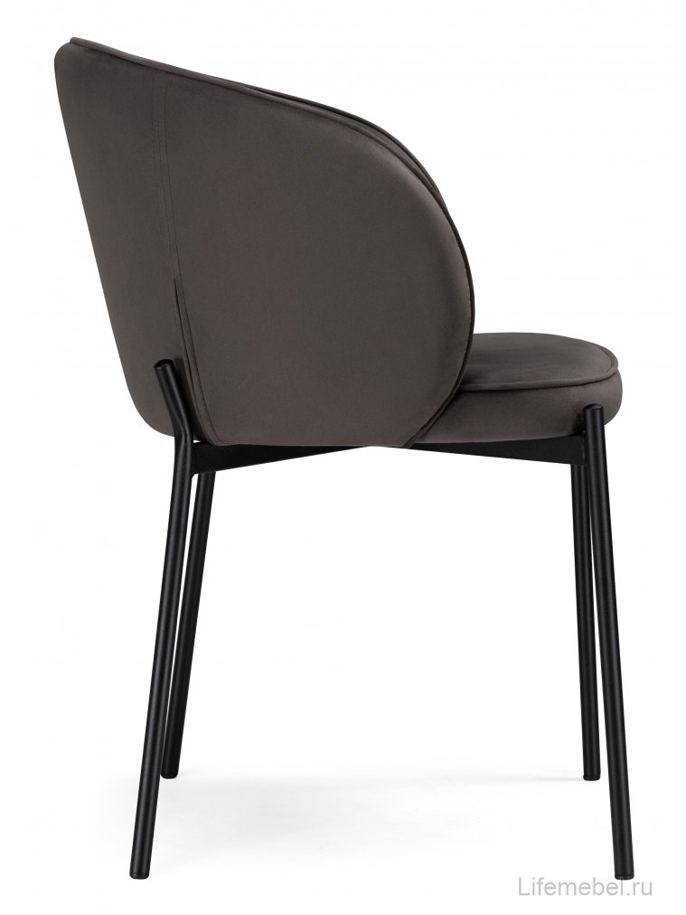 Стул на металлокаркасе Нейл серый / черный