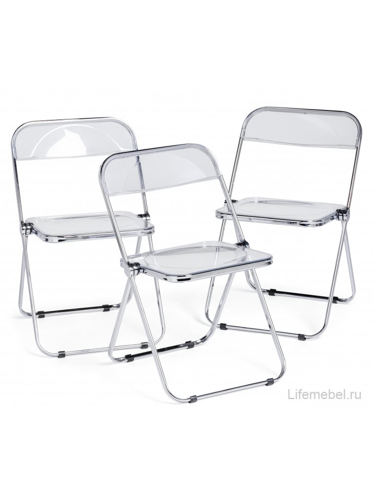 Пластиковый стул Fold складной clear