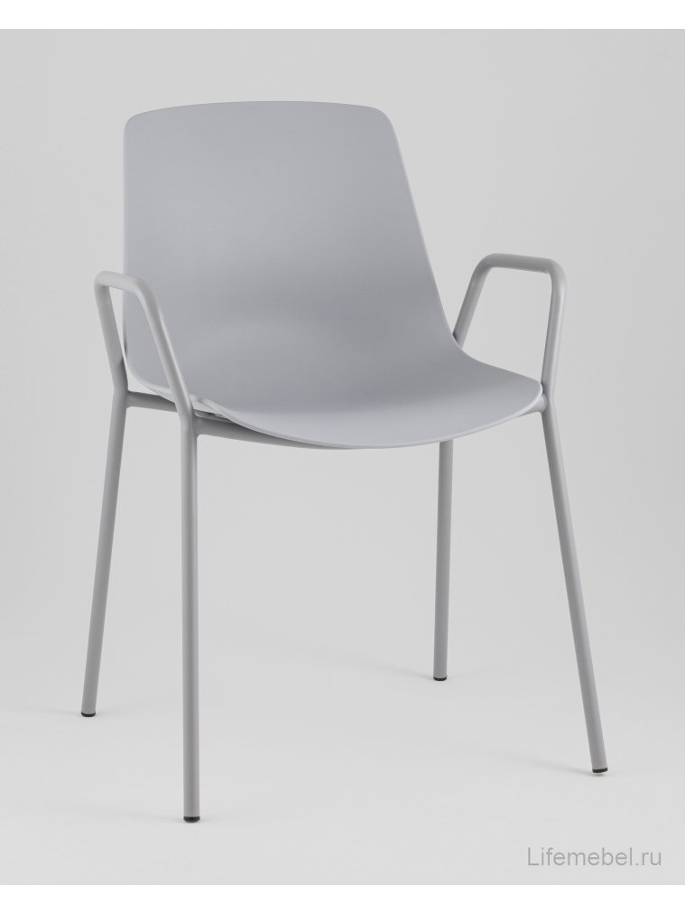 Стул на металлокаркасе Kaira серый