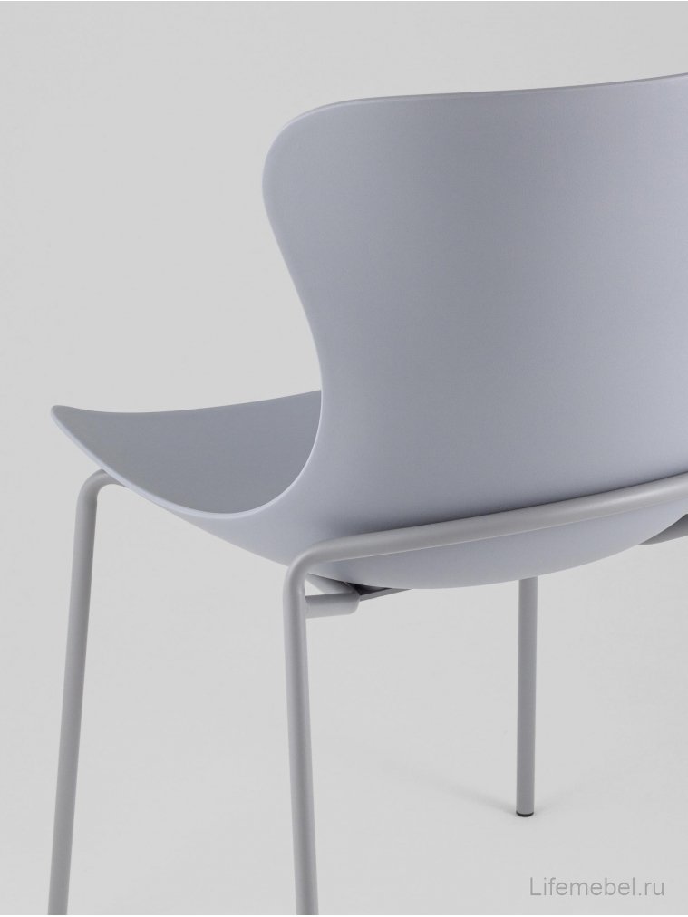Стул на металлокаркасе Элиша серый