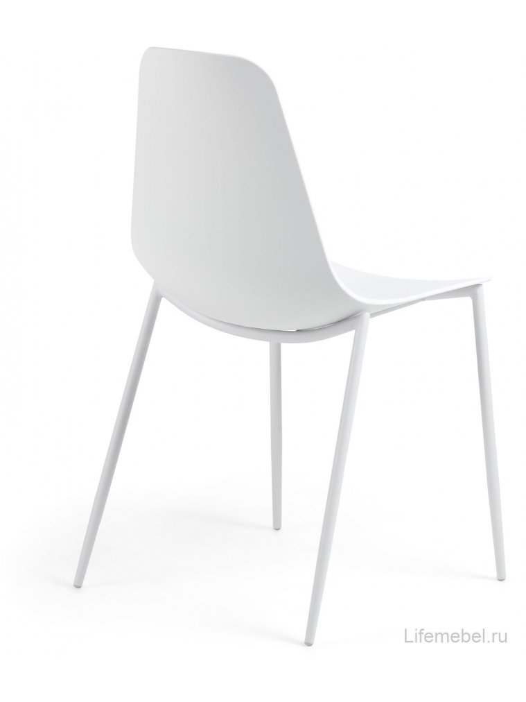 Стул на металлокаркасе Wassu белый