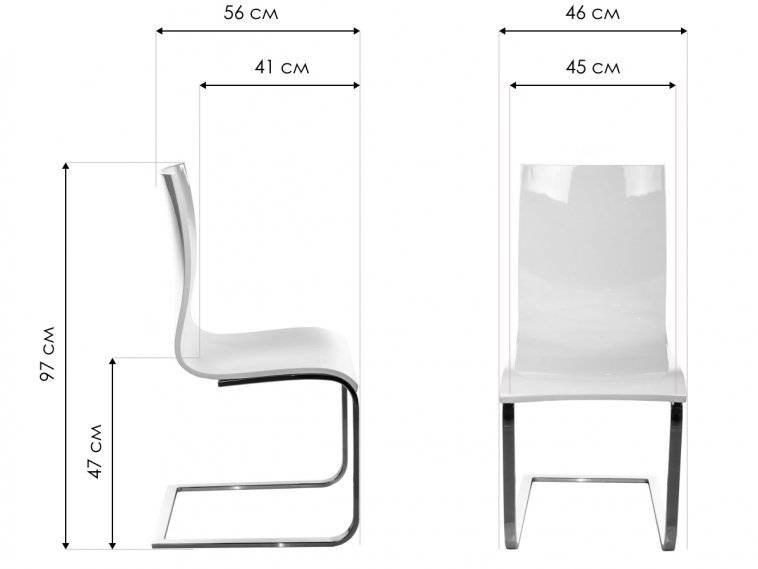 Стул CH-1003 белый
