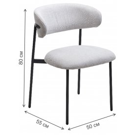 Стул на металлокаркасе Alba