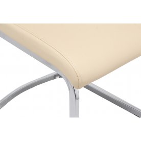 Стул Basit белый / бежевый