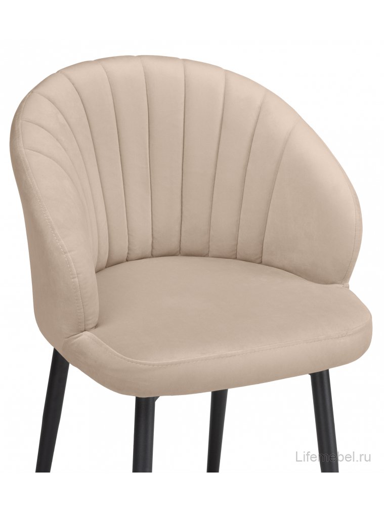 Стул на металлокаркасе Бэнбу крутящийся MR-26 / черный