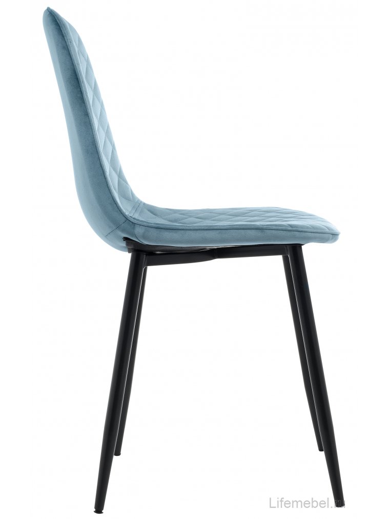 Стул на металлокаркасе Capri голубой