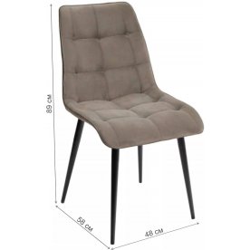 Стул на металлокаркасе Chic-Q