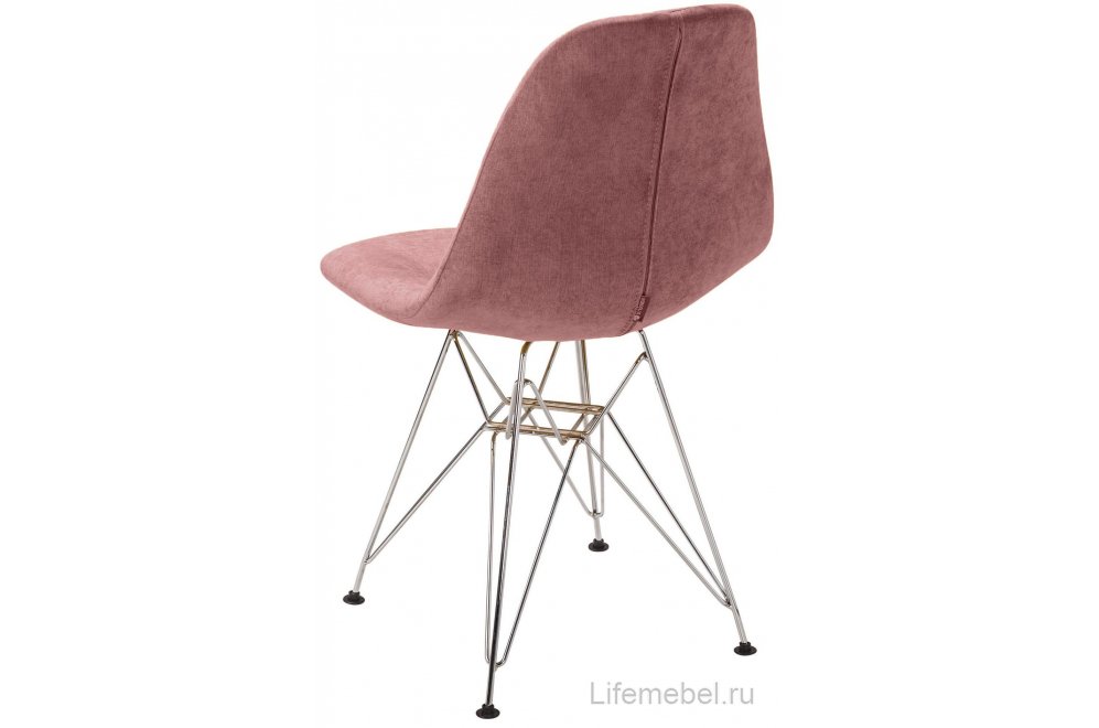 Стул на металлокаркасе Eames cacao milk / CR