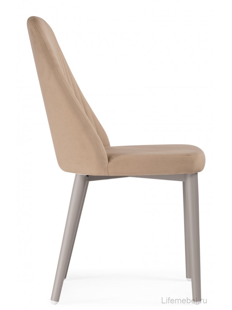 Стул на металлокаркасе Фена R латте / капучино
