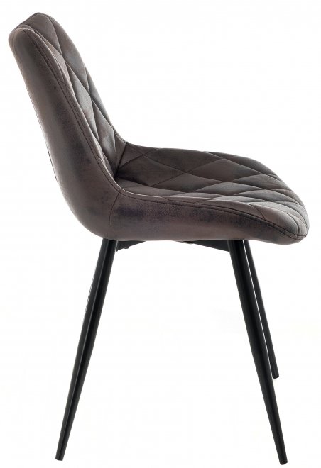 Стул Fox black / dark brown