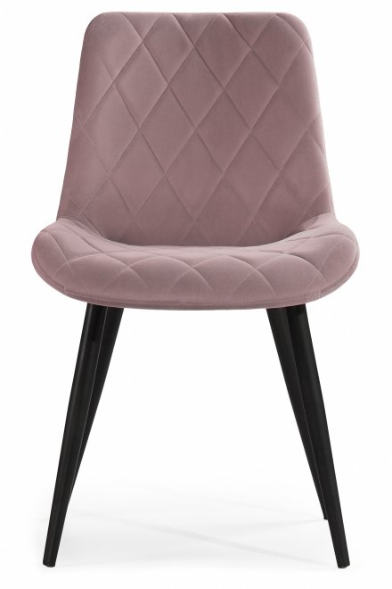 Стул на металлокаркасе Fox light purple / black