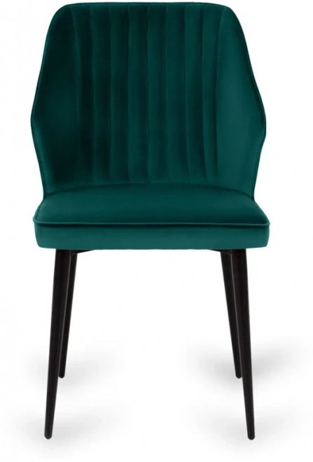 Стул на металлокаркасе Franz зеленый / черный