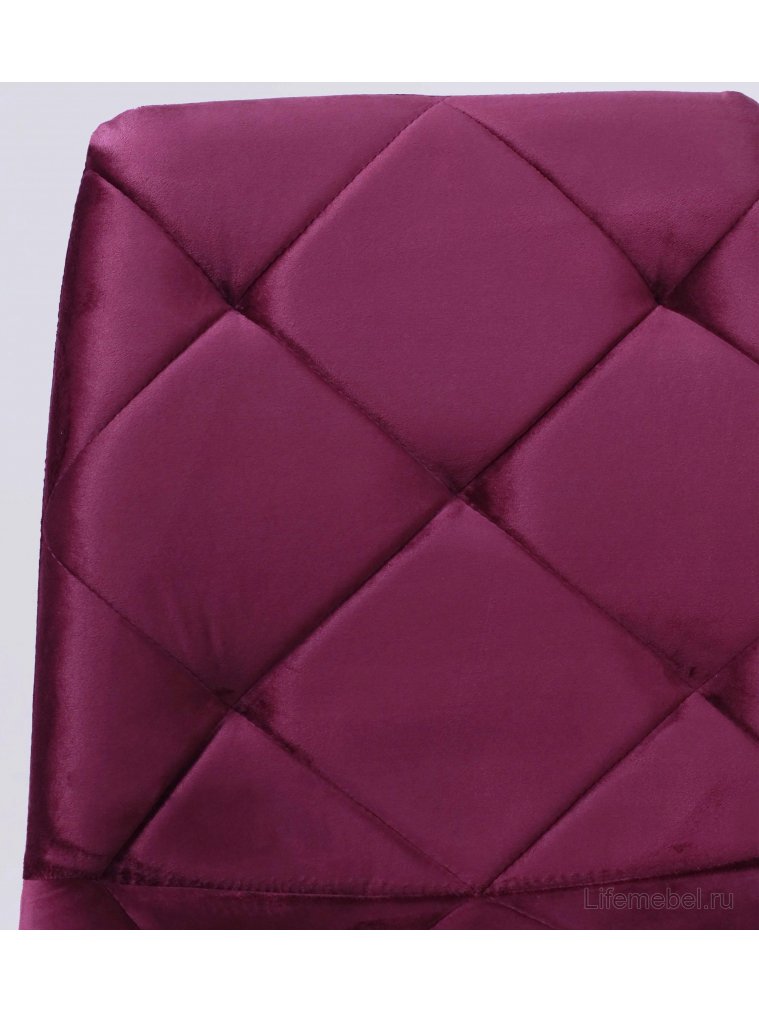 Стул на металлокаркасе Gill ежевичный / черный