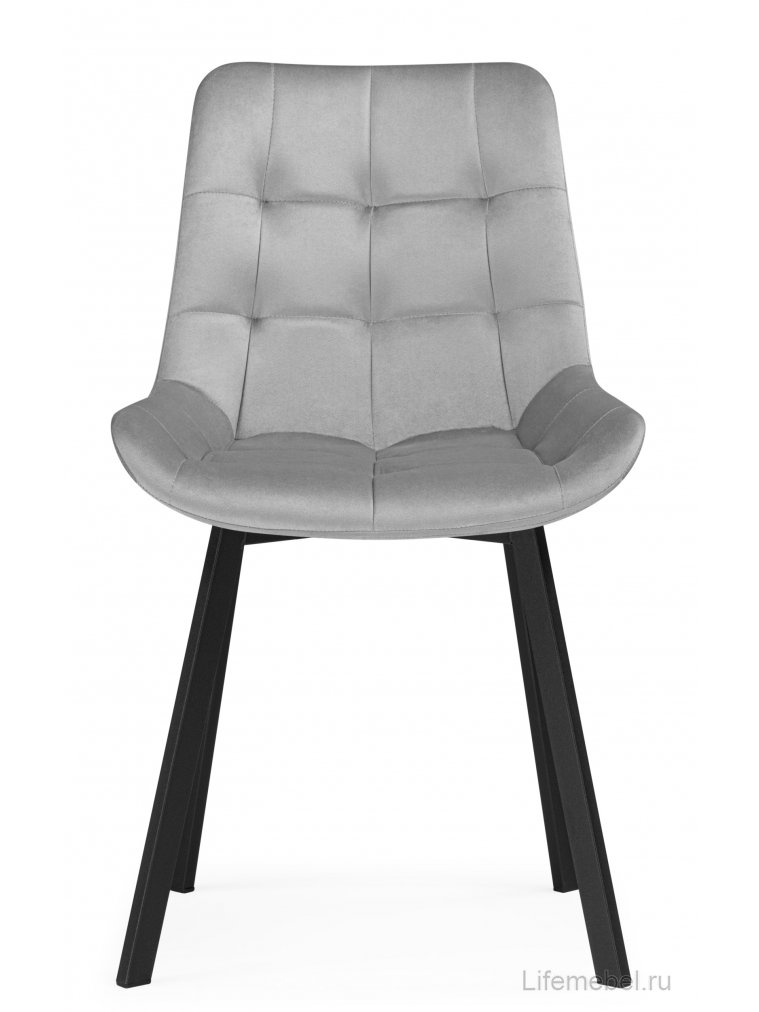 Стул МР Стронг светло-серый (hl 63) / 1П черный каркас