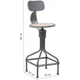 Стул на металлокаркасе Dorothy