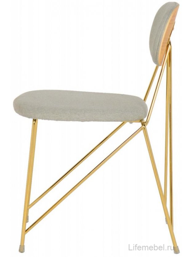 Стул на металлокаркасе Alice серый