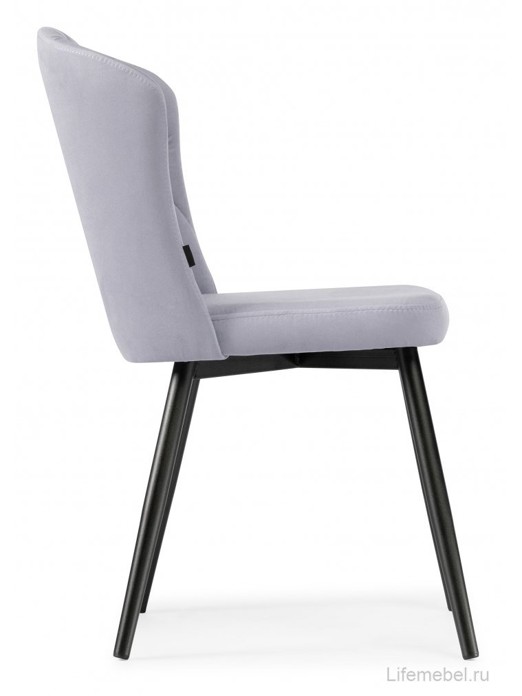 Стул на металлокаркасе Алиссум velutto 49 / черный