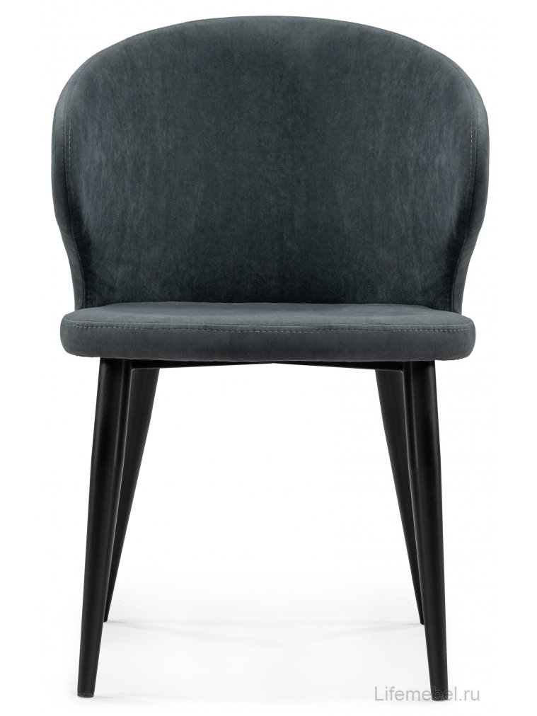 Стул на металлокаркасе Алсисар катания графит / черный