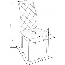 Стул на металлокаркасе Andy