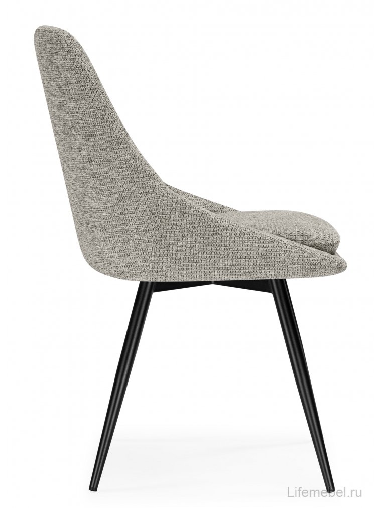 Стул на металлокаркасе Avian вращающийся светло-серый / черный