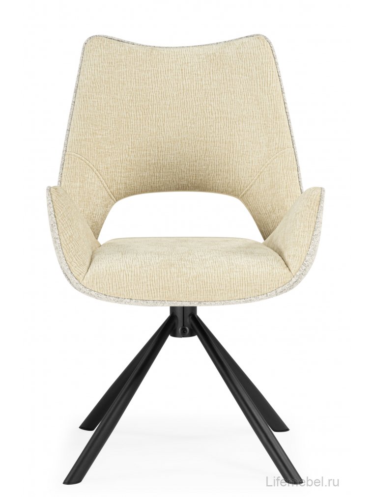 Стул на металлокаркасе Balaton 360 крутящийся beige / black