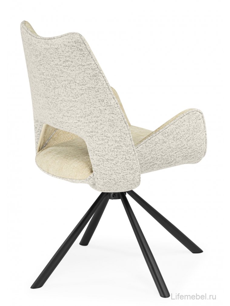 Стул на металлокаркасе Balaton 360 крутящийся beige / black