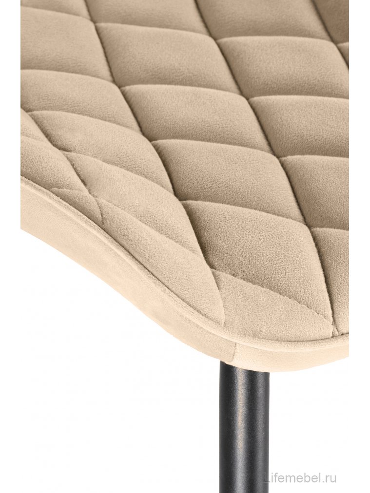 Стул на металлокаркасе Баодин velutto 05 / черный