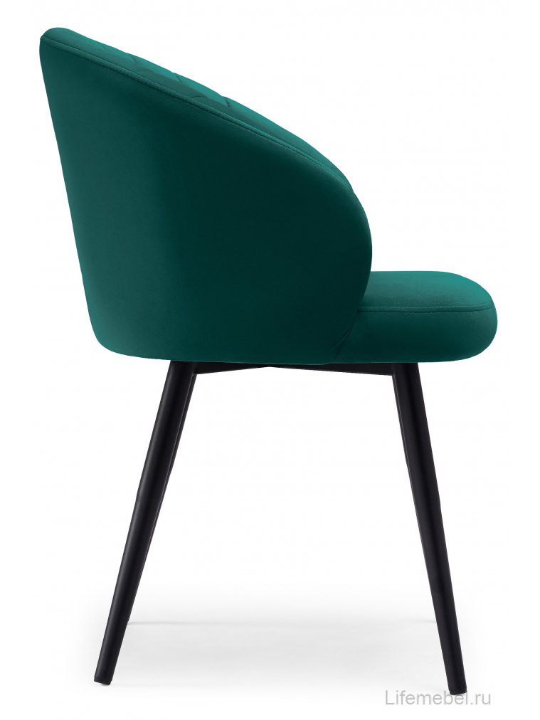 Стул на металлокаркасе Бэнбу velutto 20 / черный 