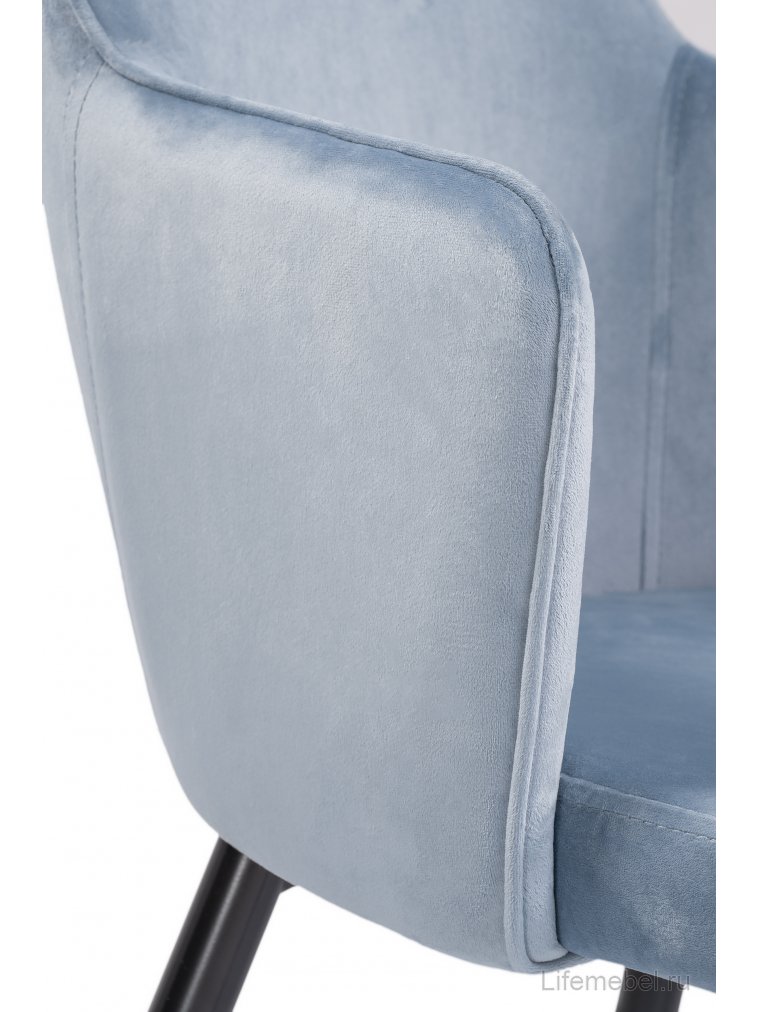 Стул на металлокаркасе Benza blue / black