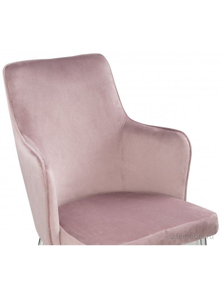 Стул на металлокаркасе Benza purple fabric