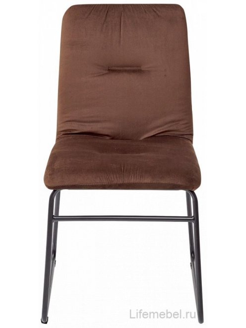 Стул на металлокаркасе Bristol шоколадный