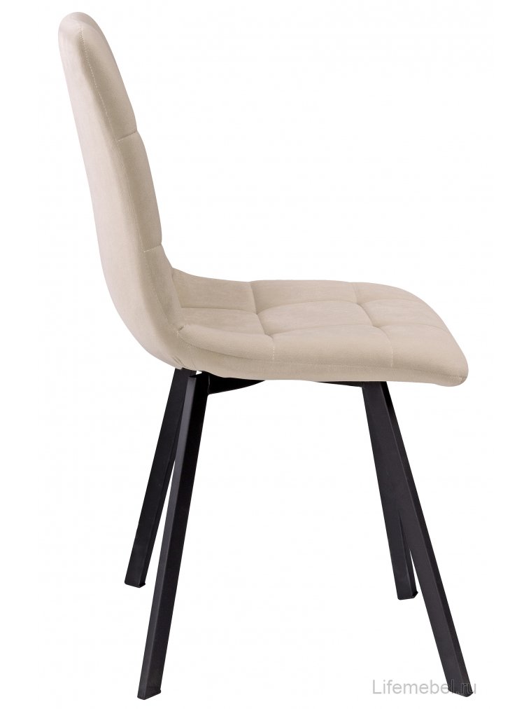 Стул на металлокаркасе Bruk beige / black