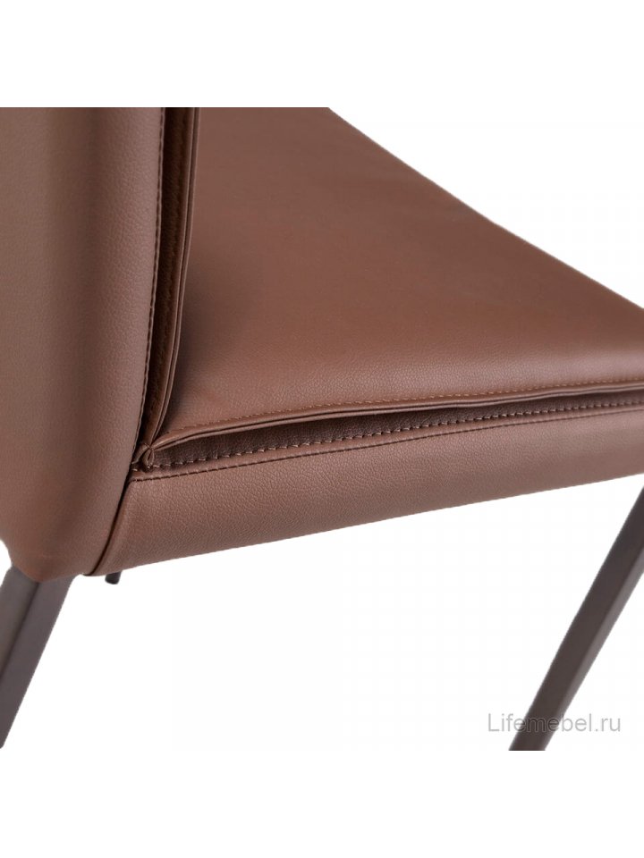 Стул на металлокаркасе C500 коричневый