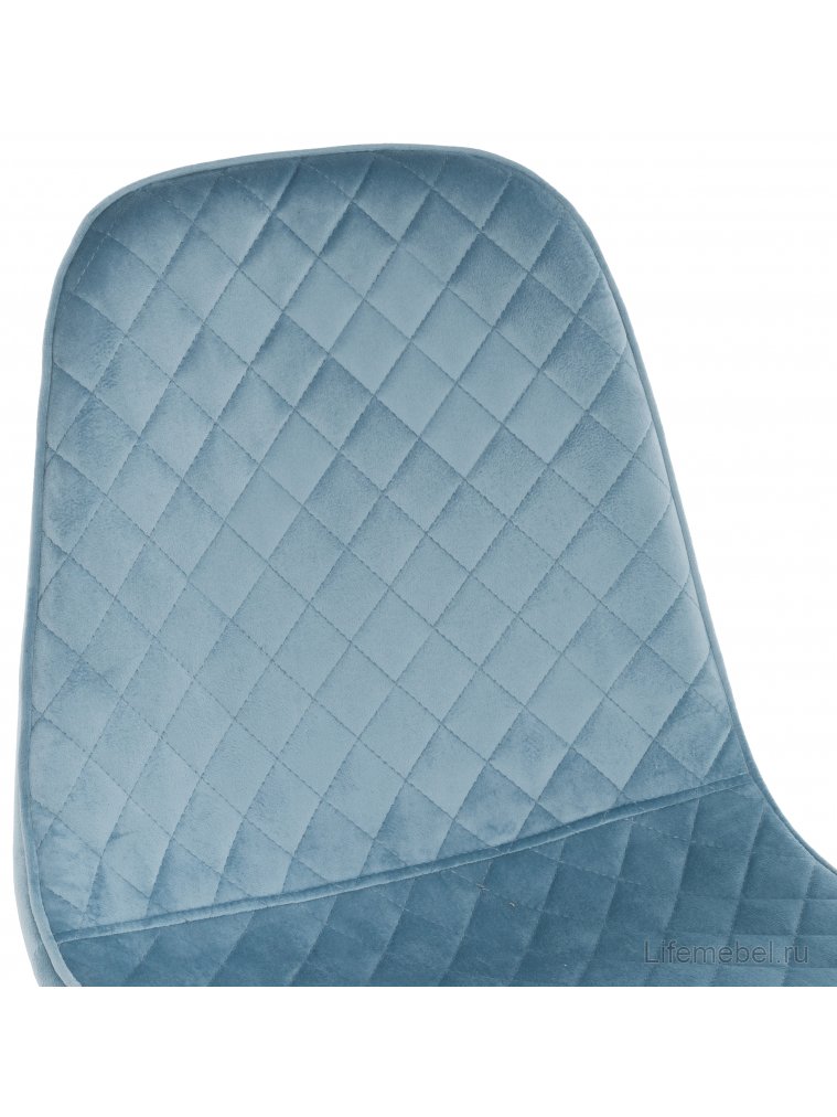 Стул на металлокаркасе Capri blue / white