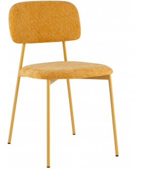Стул на металлокаркасе Сайо желтый