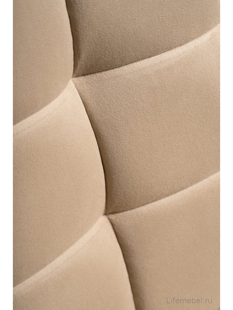 Стул на металлокаркасе Челси бежевый / белый каркас