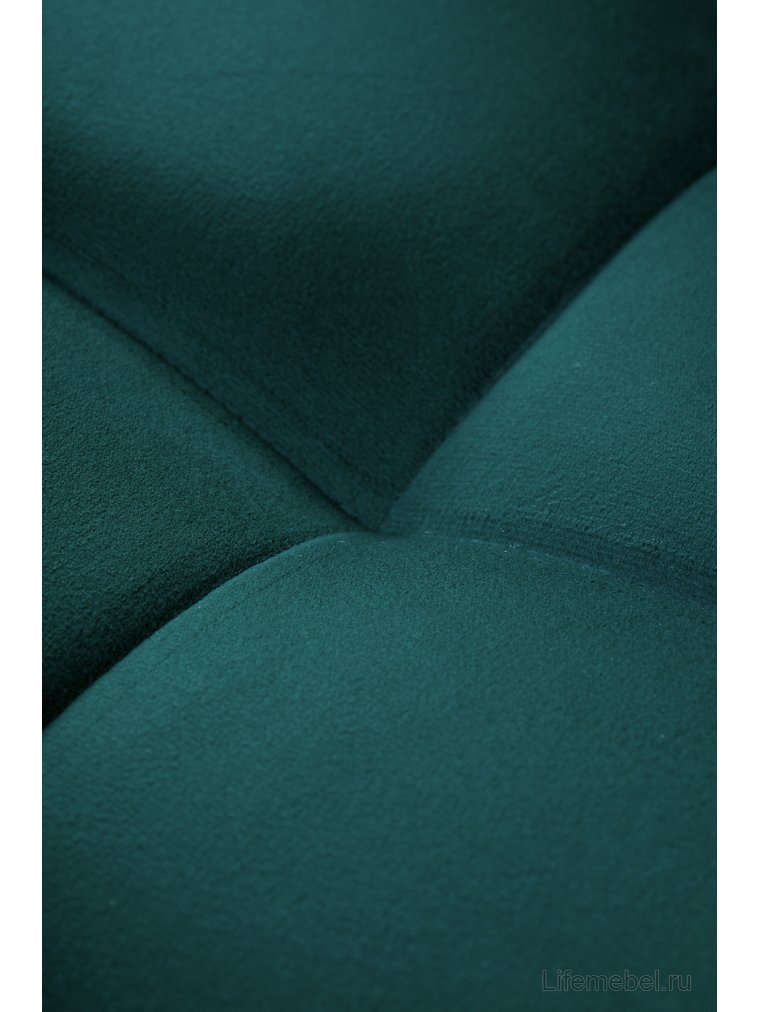 Стул на металлокаркасе Челси К морская волна / черный