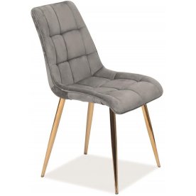 Стул на металлокаркасе Chic Velvet